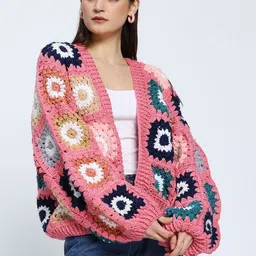 Sugercandy Women Printed Woollen Sweaters-picture-10