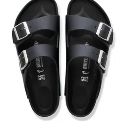 Birkenstock Men Black Leather Comfort Sandals-picture-30