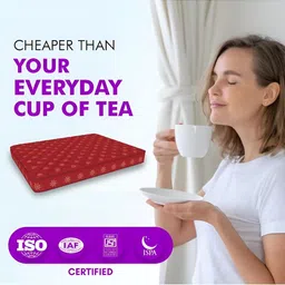 SLEEP SPA Maroon Soft Bounce Orthopedic Double Size Mattress image 4