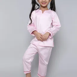 Little Clothings Girls Cotton Night suit With Shirt With pyjama-image-67