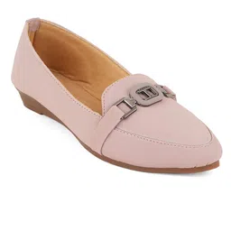Cogner Women Textured Mules with Bows Flats image 3