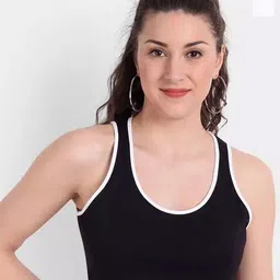 SRISARAS Women Pack Of 2 Scoop Neck Sleeveless Cotton Bralette Crop Top-image-17