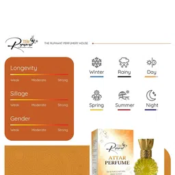 THE RUPAWAT Perfumery House Aqua Dk Premium Attar - 12 m image 2