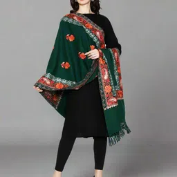 SWI Stylish Women Aari Embroidered Shawl image 3