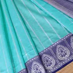 KK CREATION Woven Design Zari Art Silk Handloom Banarasi Saree image 3