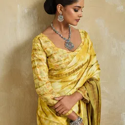 Mitera Women Tie and Dye Printed Bagh Saree-picture-35