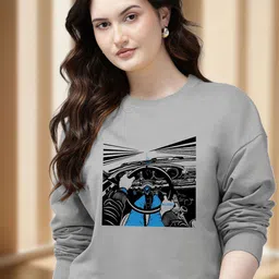 AUSK Women Graphic Printed Round Neck Full Sleeve Sweatshirt-image-57