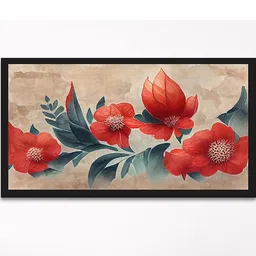 DEKORSTATION Red Canvas Wall Art-picture-36