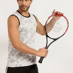 TQH Men Pack Of 2 Printed Round Neck Gym Vests image 4