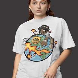 Onfleeks Women Graphic Printed Round Neck Cotton Oversized T-shirt-picture-23