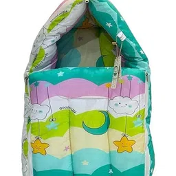 Fareto Kids Printed 3 In 1 Carry Bag Cum Sleeping Bag Cum Mattress Bed-picture-41