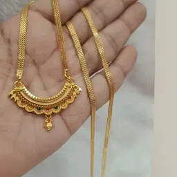Anshenterpris Gold-Plated Pendants with Chains-image-14