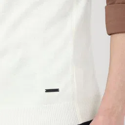 Peter England Casuals V-Neck Pullover Sweater image 4