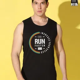 WOOSTRO Men Pack Of 2 Typography Printed Scoop Neck Cotton Slim Fit T-shirts-picture-31