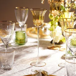 Pure Home and Living Gold-Toned Glass Candle Holder-image-70