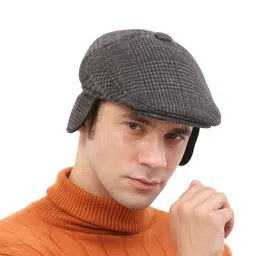 Moda Rapido Men Printed Woollen Ascot Cap-picture-32