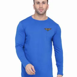 BEYOU FASHION Men Solid Cotton Slim Fit T-shirt-image-94