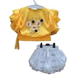 DRYSUN Girls Printed Top with Skirt-picture-10