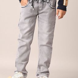V-Mart Boys Low Distress Heavy Fade Stretchable Jeans-picture-30