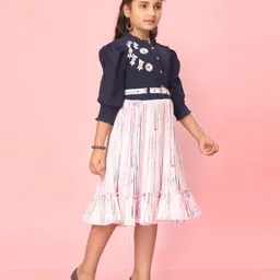 BAESD Georgette Fit & Flare Midi Dress image 3