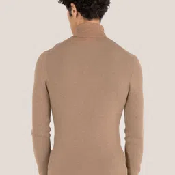 Moda Rapido Men Turtle Neck Raw Edge Slim Fit T-shirt image 4