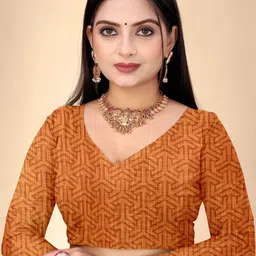 Abhilasha Striped Zari Handloom Maheshwari Saree image 3