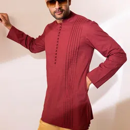 INAAYA JAIPUR Men Thread Work Kurta image 4