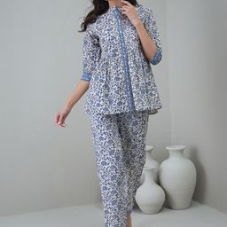 SANSKRUTIHOMES Women Printed Night suit-picture-14
