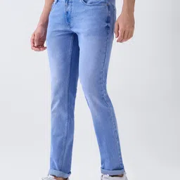 Parx Men Tapered Fit Low-Rise Heavy Fade Jeans image 3