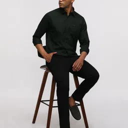 Crocodile Geometric Printed Comfort Cotton Casual Shirt image 5