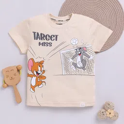 Happy Faces Boys Tom & Jerry Printed Pure Cotton T-shirt-picture-49