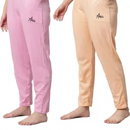 fit n fame Pack of 2 Women Cotton Relax Fit Pyjama-picture-16