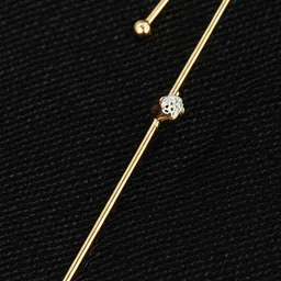 Vembley Gold-Plated Alloy Cubic Zirconia Ear Cuff image 3