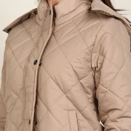XFOX Men Longline Quilted Jacket image 3