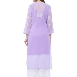 MRS RIGHT Women Georgette Kurta image 3