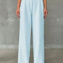 TOOCHKI Women Relaxed Straight Leg High-Rise Trousers-image-98