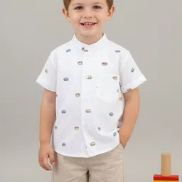 VANI COUTURE Boys Printed Casual Shirt image 2