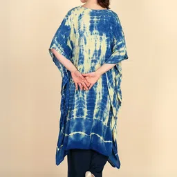 Chandbaali Women Tie-Dye Dyed Kaftan Kurti image 4