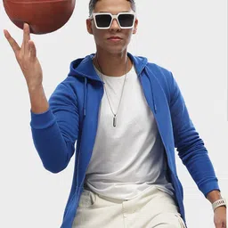 ADRO Men Zipper Hooded Sweatshirt image 1