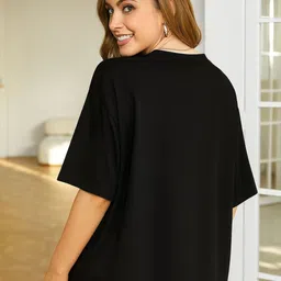 Slenor Women Typography Printed T-shirt image 2