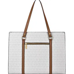 LAVIE LUXE Geometric Printed Oversized Structured Tote Bag image 3