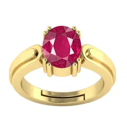 RRVGEM Unisex Pink Brass Finger Ring-picture-15