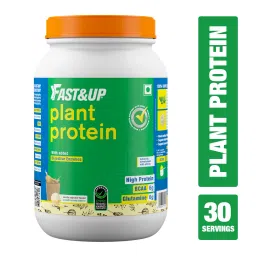 Fast & Up Plant Protein- Vanilla Cupcake (30 servings) Plant-Based Protein (1260 g, Vanilla)-picture-37