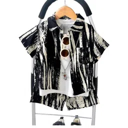 NAAMJAP Unisex Kids Printed Shirt with Trousers Clothing Set-picture-51