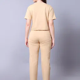 Lazy Lush Printed Pure Cotton Top & Joggers image 4