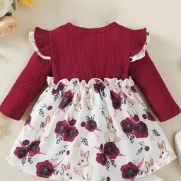 PURNKAMAAY TRENDZ Floral Print Fit & Flare Dress image 4