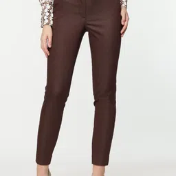 Marks & Spencer Women Slim Fit High-Rise Trousers-picture-16