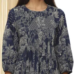 Biba Printed Top With Trousers Co-Ords image 2