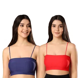 PAAVKI Women Pack of 2 Tank Crop Top image 2