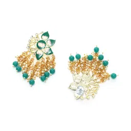 JOHARKAMAL Floral Drop Earrings image 3
